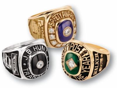 Custom rings are a favorite among professional drivers.